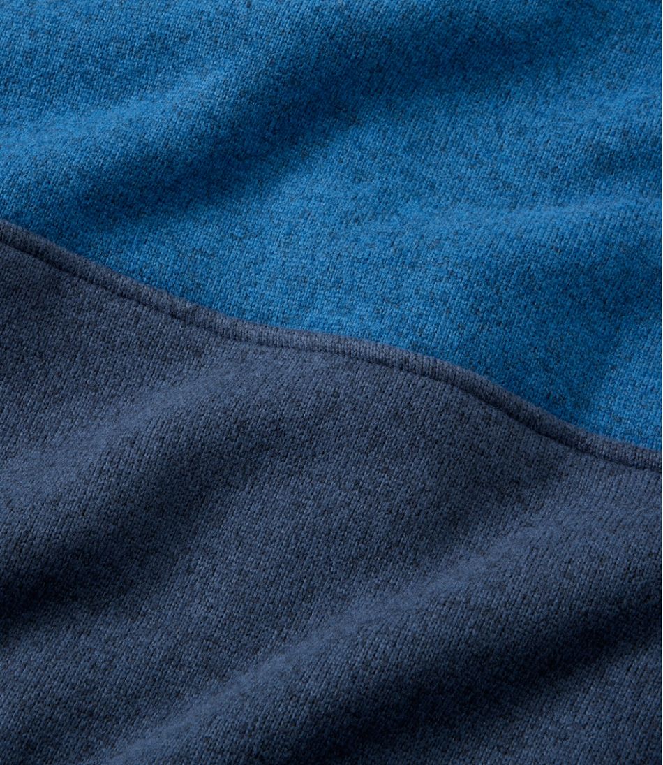 Men's L.L.Bean Sweater Fleece Pullover, Colorblock