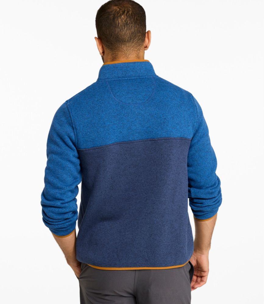 Men's L.L.Bean Sweater Fleece Pullover, Colorblock