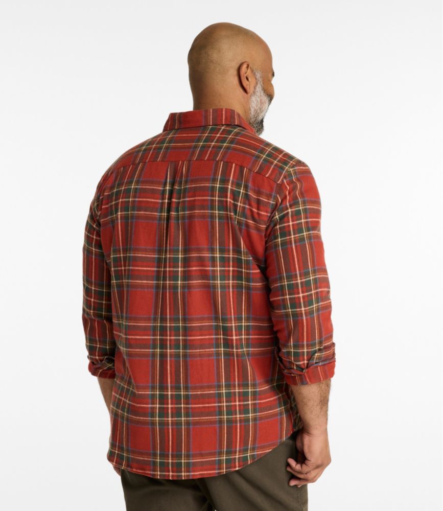 Men's Scotch Plaid Flannel Shirt, Slim Fit