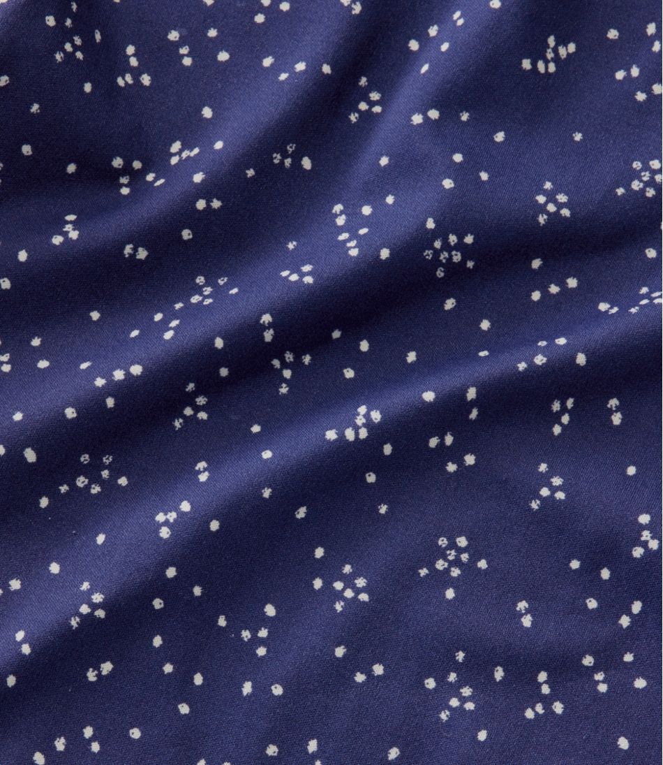 Women's Pima Cotton Turtleneck, Long-Sleeve Print