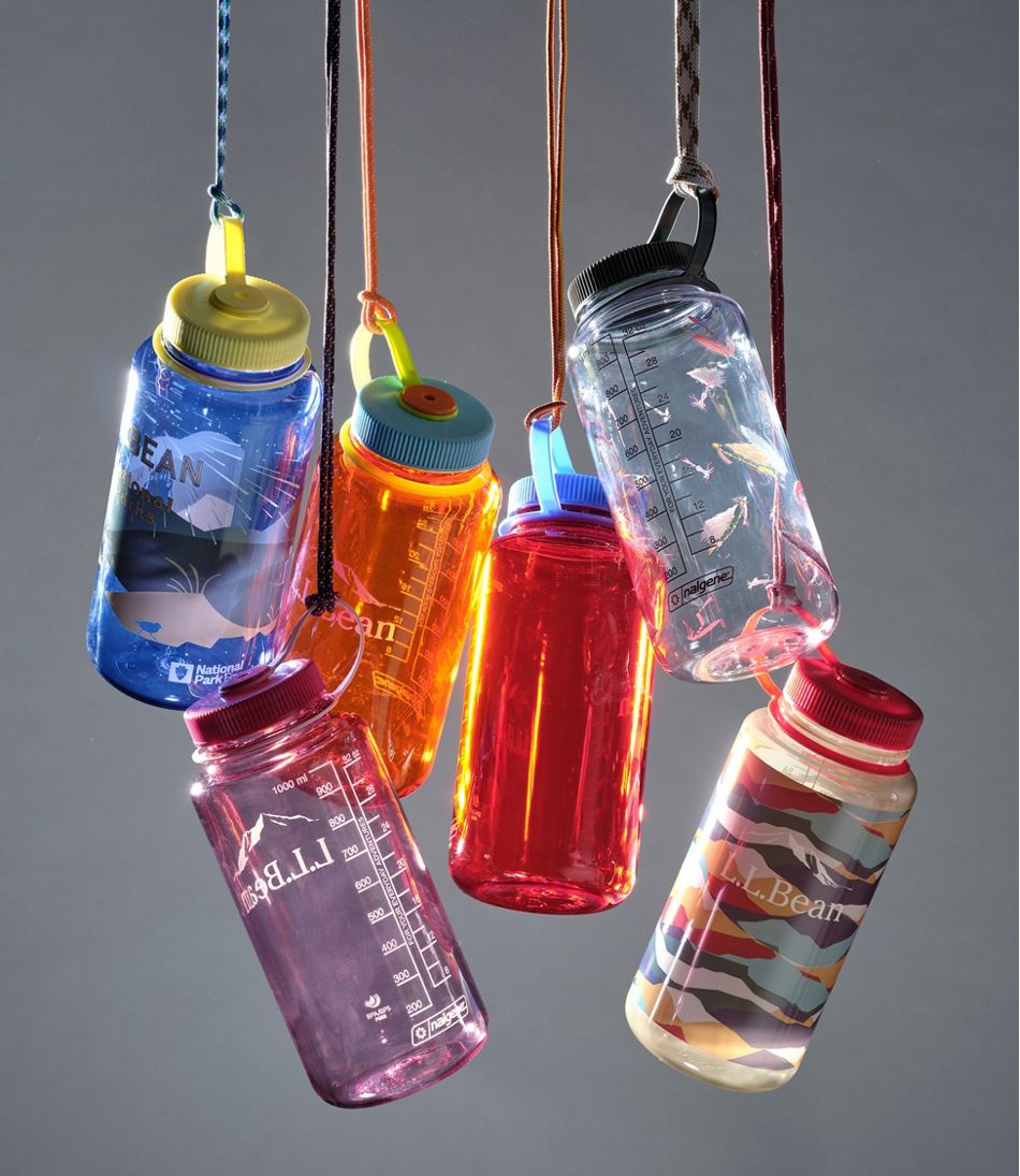Nalgene Sustain Wide Mouth Water Bottle with L.L.Bean Logo, 32 oz.