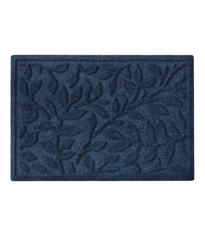 Everyday Outdoor Heavyweight Recycled Waterhog Doormat, Woodland Leaf for Bedroom Entryway and Everyday Home Comfort