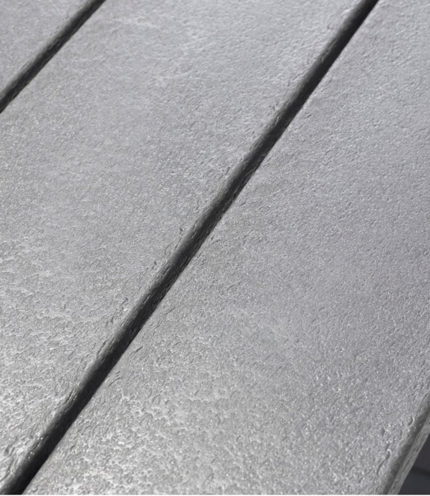 All-Weather Patio Loveseat with Textured Cushion, Slate Gray