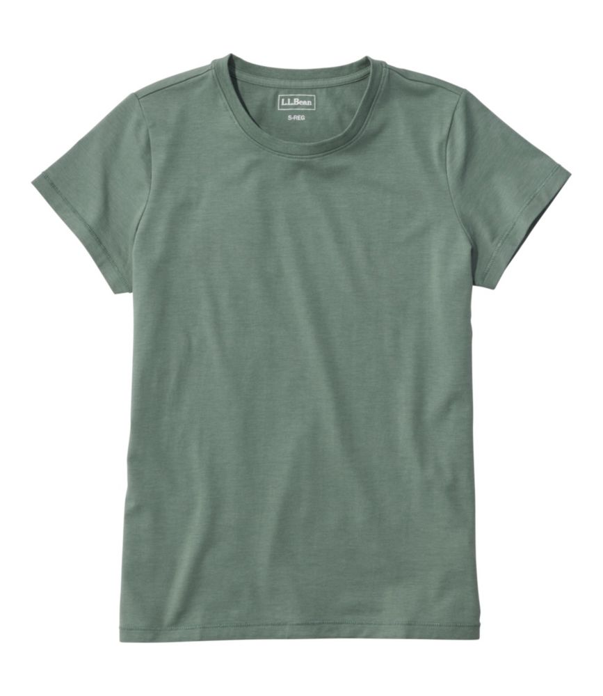 Everyday Outdoor Women s Soft Stretch Supima-Blend Tee, Crewneck Short-Sleeve for Everyday Wear Layering Travel and Outdoor Activities
