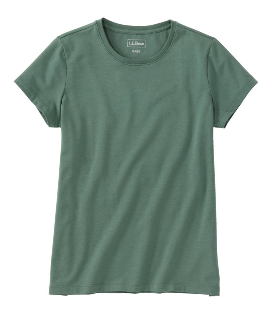 Everyday Outdoor Women s Soft Stretch Supima-Blend Tee, Crewneck Short-Sleeve for Everyday Wear Layering Travel and Outdoor Activities