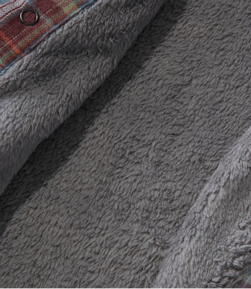 Men's Katahdin Performance Flannel Shirt-Jacket, Hi-Pile Fleece-Lined Plaid
