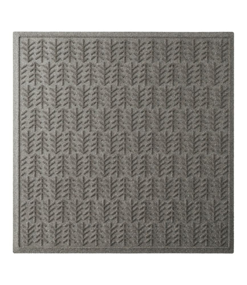 Everyday Outdoor Everyspace Recycled Waterhog Mat, Square, Trees for Bedroom Entryway and Everyday Home Comfort