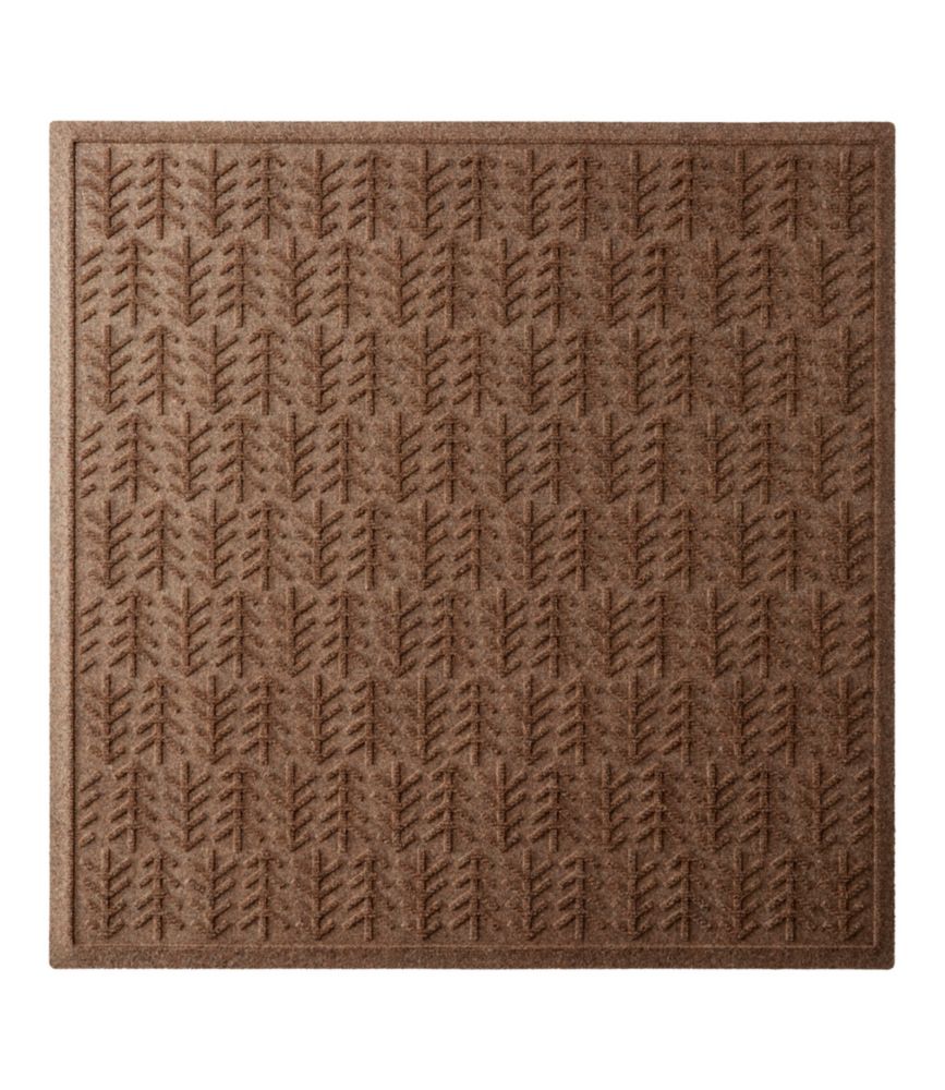 Everyday Outdoor Everyspace Recycled Waterhog Mat, Square, Trees for Bedroom Entryway and Everyday Home Comfort