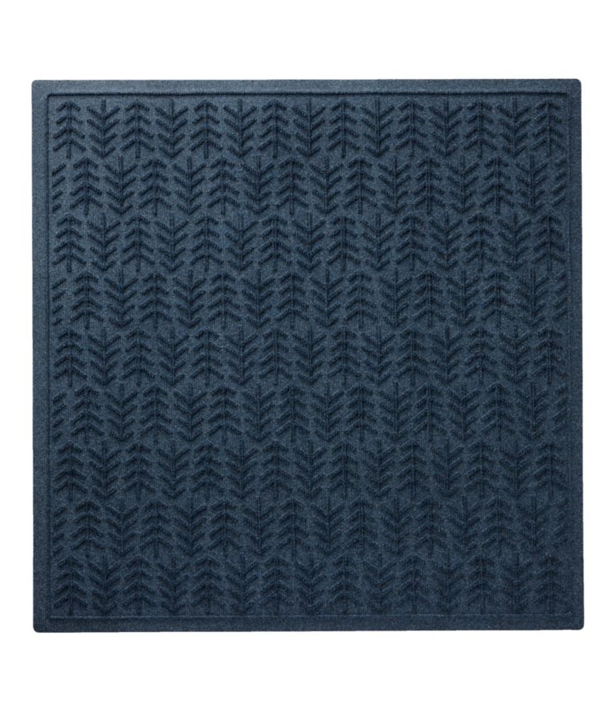 Everyday Outdoor Everyspace Recycled Waterhog Mat, Square, Trees for Bedroom Entryway and Everyday Home Comfort
