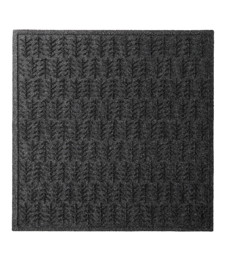 Everyday Outdoor Everyspace Recycled Waterhog Mat, Square, Trees for Bedroom Entryway and Everyday Home Comfort