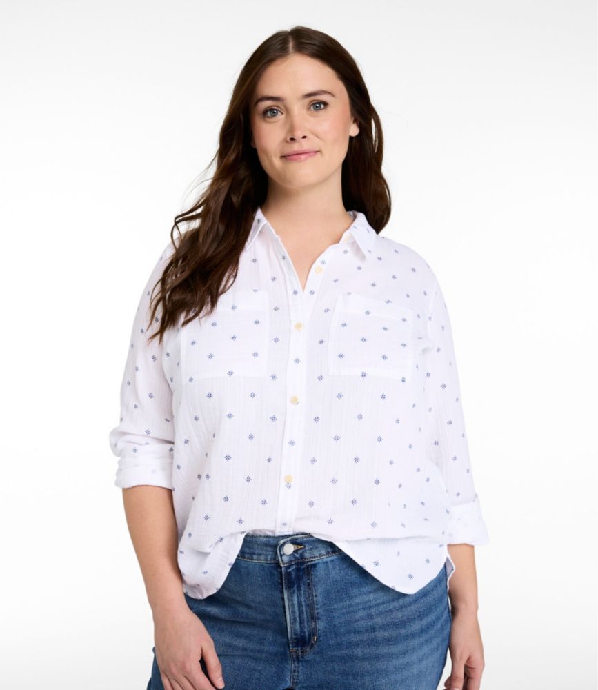 Women's Cloud Gauze Shirt, Long-Sleeve