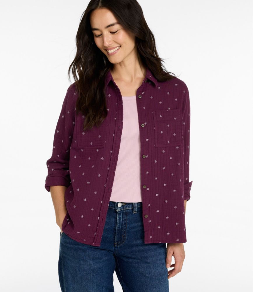 Women's Cloud Gauze Shirt, Long-Sleeve