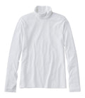 Women's Soft Stretch Supima-Blend Tee, Turtleneck