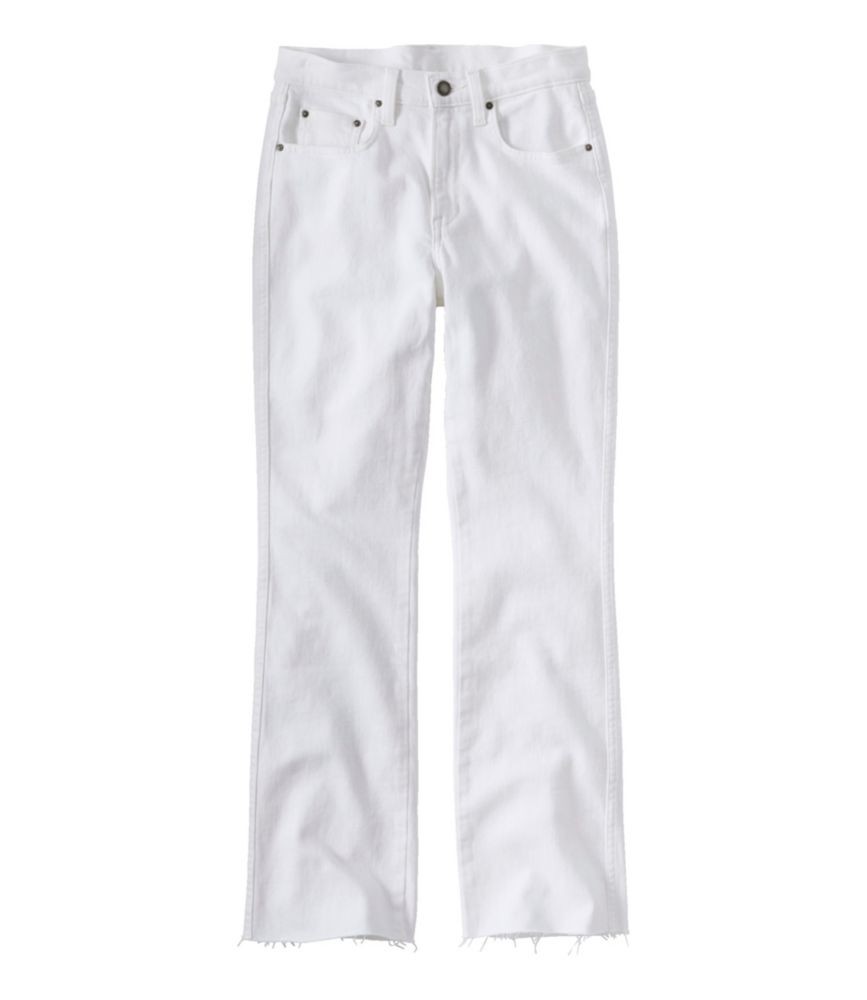 Everyday Outdoor Women s L.L.Bean Everyday Stretch Jeans, High-Rise Mini Bootcut Ankle for Everyday Wear Layering Travel and Outdoor Activities