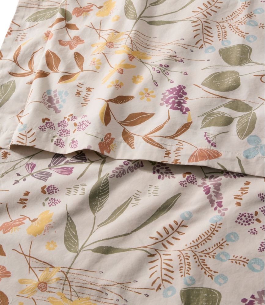 Birch Floral Percale Comforter Cover Collection