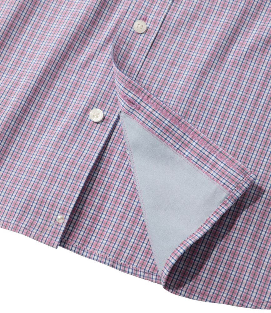 Men's Comfort Stretch Performance® Shirt, Long-Sleeve, Slightly Fitted Untucked Fit, Plaid