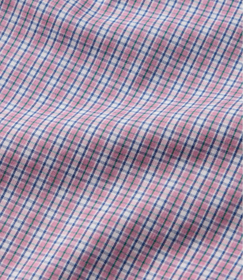 Men's Comfort Stretch Performance® Shirt, Long-Sleeve, Slightly Fitted Untucked Fit, Plaid