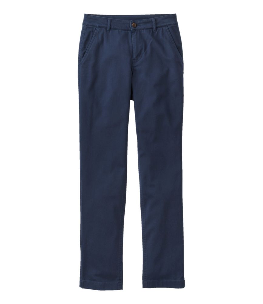 Women's Comfort Stretch Pants, Mid-Rise Straight-Leg Chino
