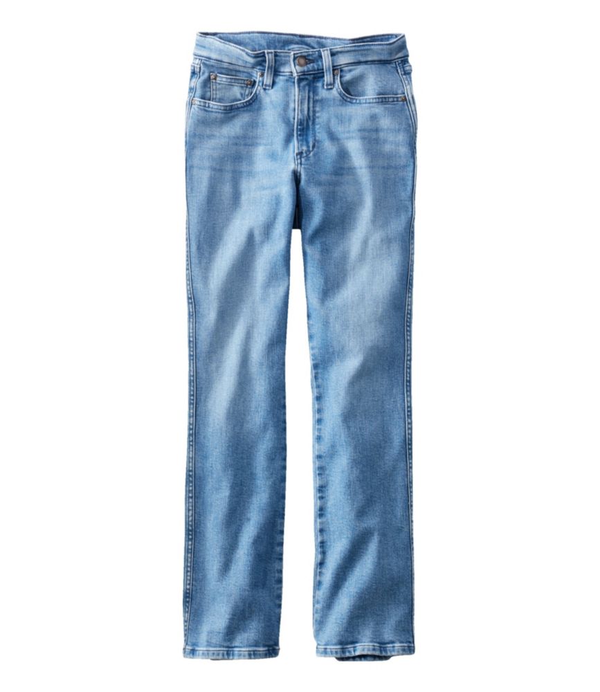 Everyday Outdoor Women s L.L.Bean Everyday Stretch Jeans, High-Rise Mini Bootcut Ankle for Everyday Wear Layering Travel and Outdoor Activities