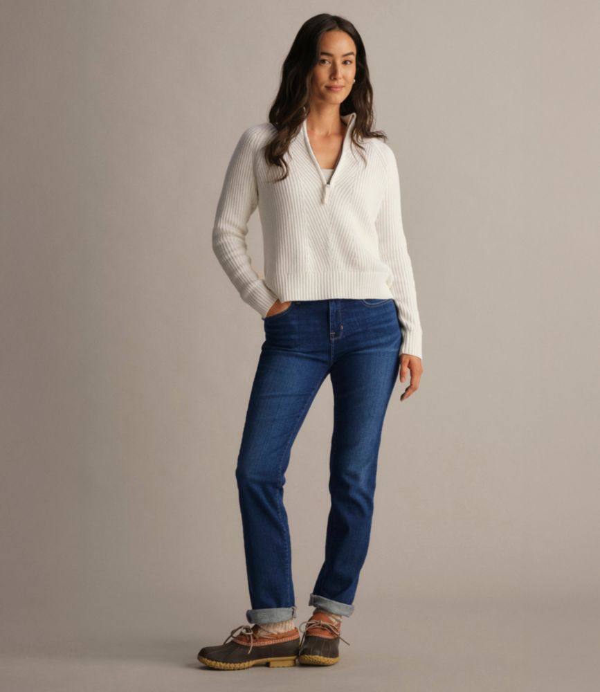Women's True Shape Jeans, High-Rise Straight-Leg
