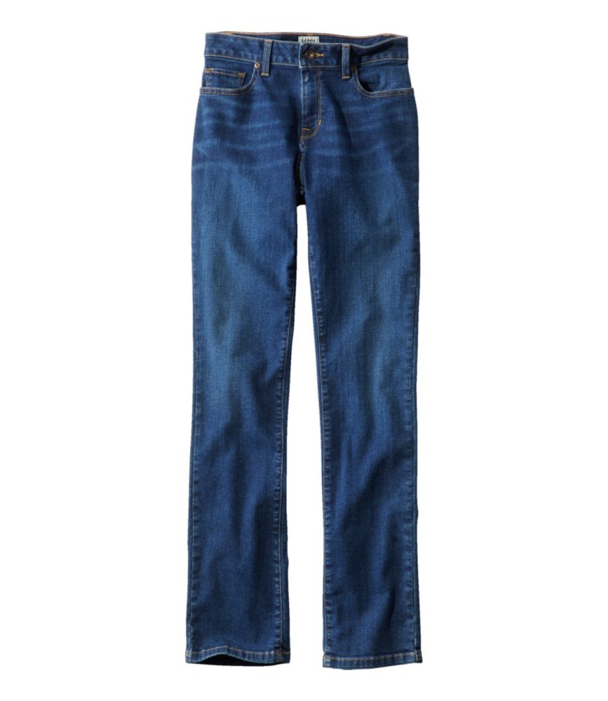 Travel and Trail Women s True Shape Jeans, High-Rise Straight-Leg for Everyday Wear Layering Travel and Outdoor Activities