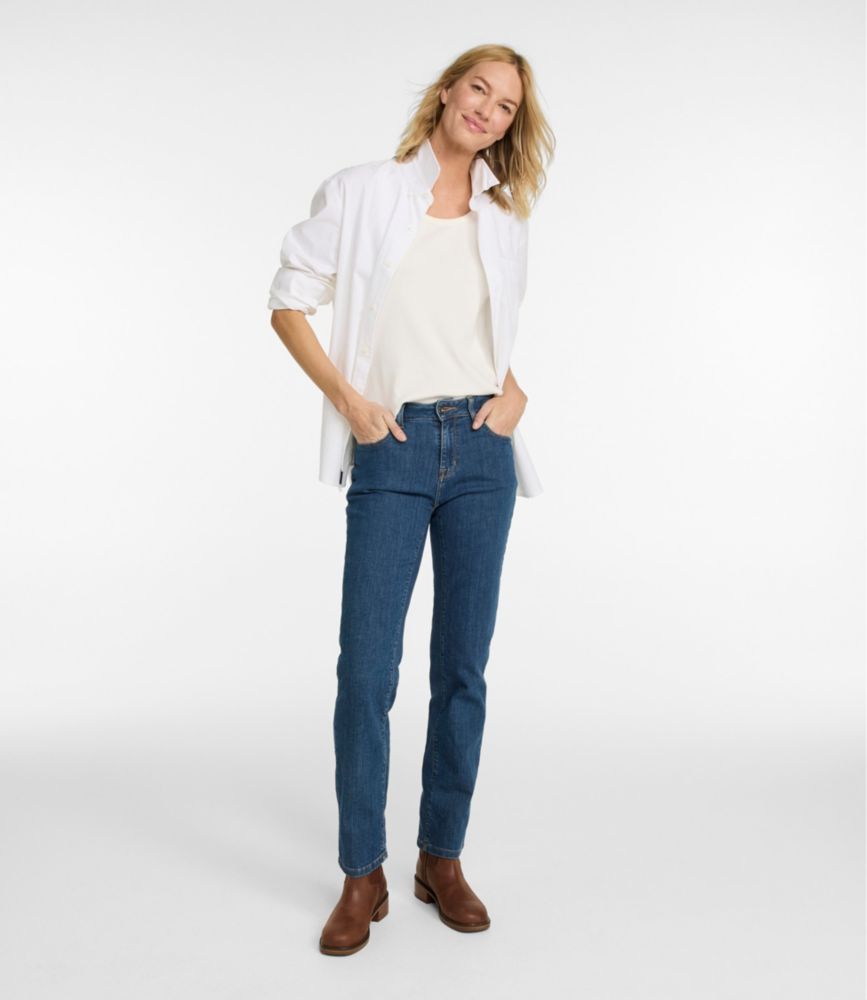 Women's True Shape Jeans, High-Rise Straight-Leg