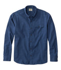Men's Brushed Jaspé Twill Shirt, Traditional Untucked Fit