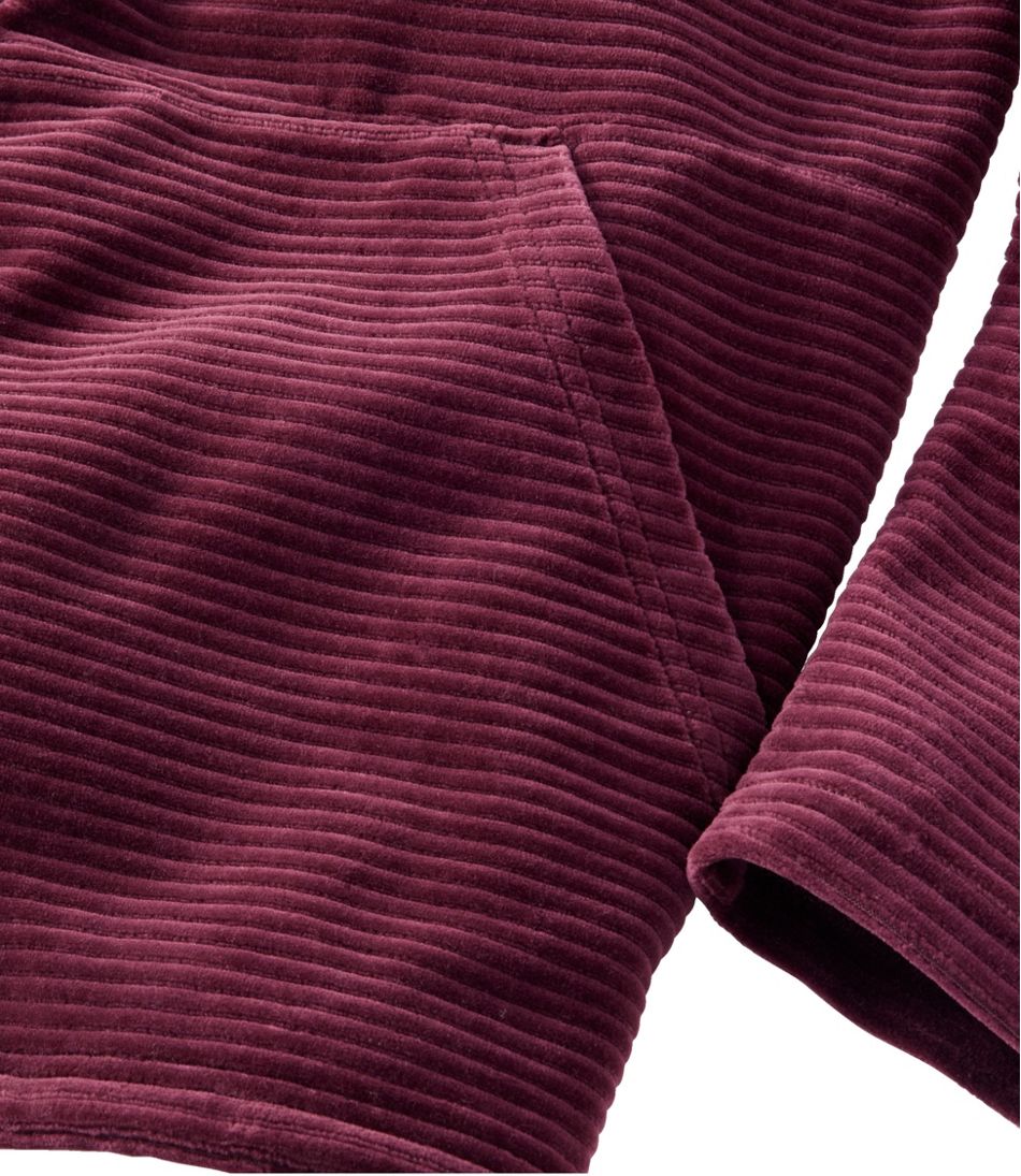 Women's Soft Stretch Corduroy Pullover, Half-Zip