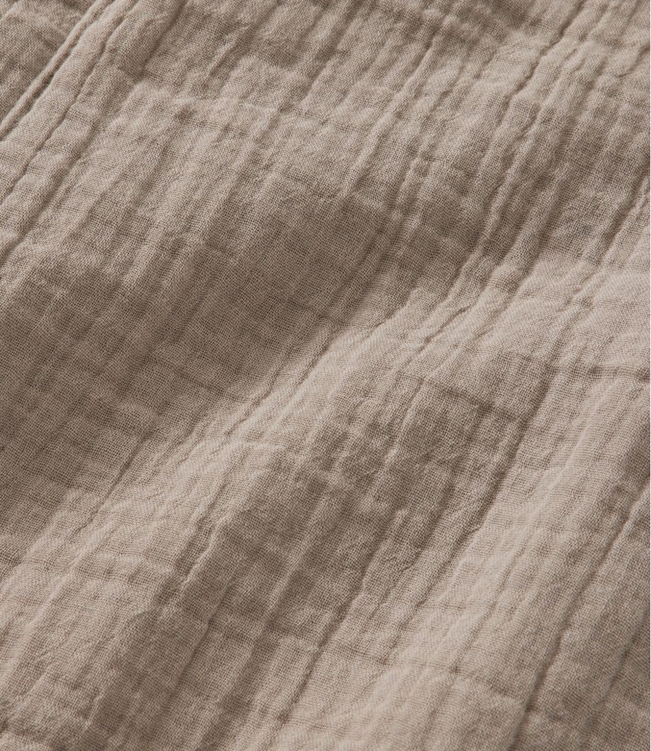 Men's Cloud Gauze Shirt, Short-Sleeve, Slightly Fitted Untucked Fit