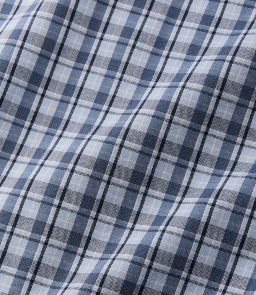Men's Comfort Stretch Performance® Shirt, Short-Sleeve, Slightly Fitted Untucked Fit, Plaid