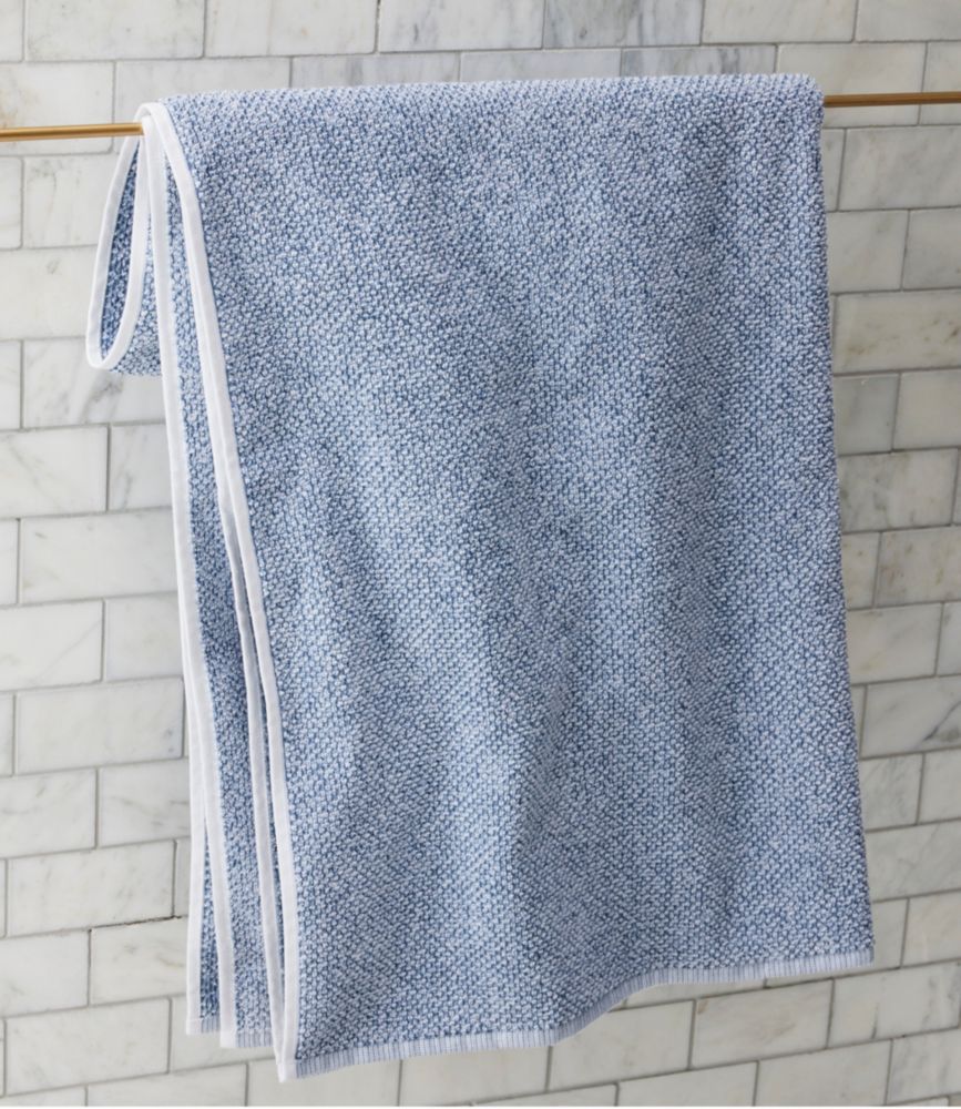 Organic Textured Cotton Towel, Marled