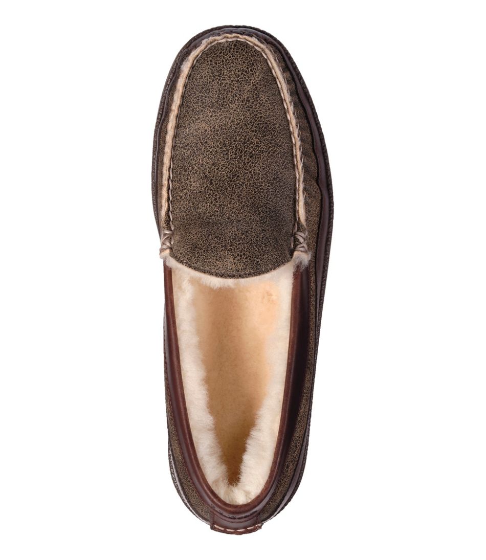 Men's Lodge Moc Vibram® Slippers, Shearling