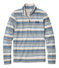 Men's Comfort Stretch Performance® Piqué, Quarter-Zip Pullover, Stripe