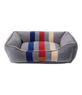 Cabin Stripe Dog Bed