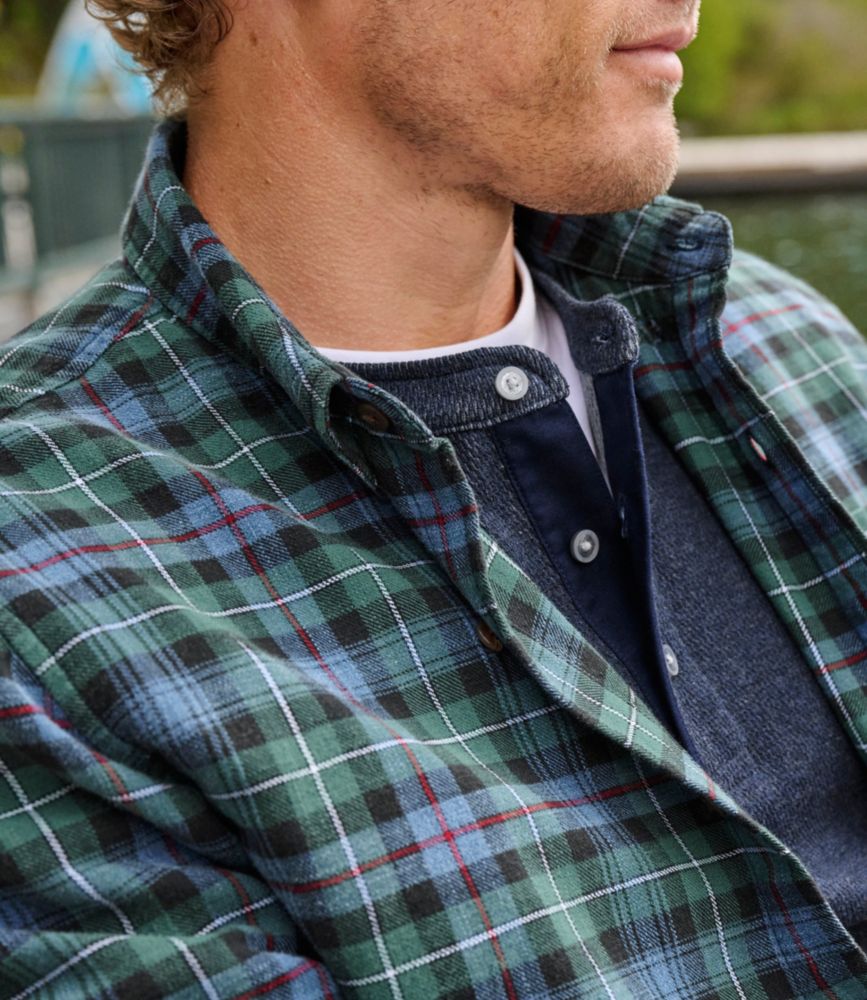 Men's Sunwashed Twill Shirt, Slightly Fitted Untucked Fit