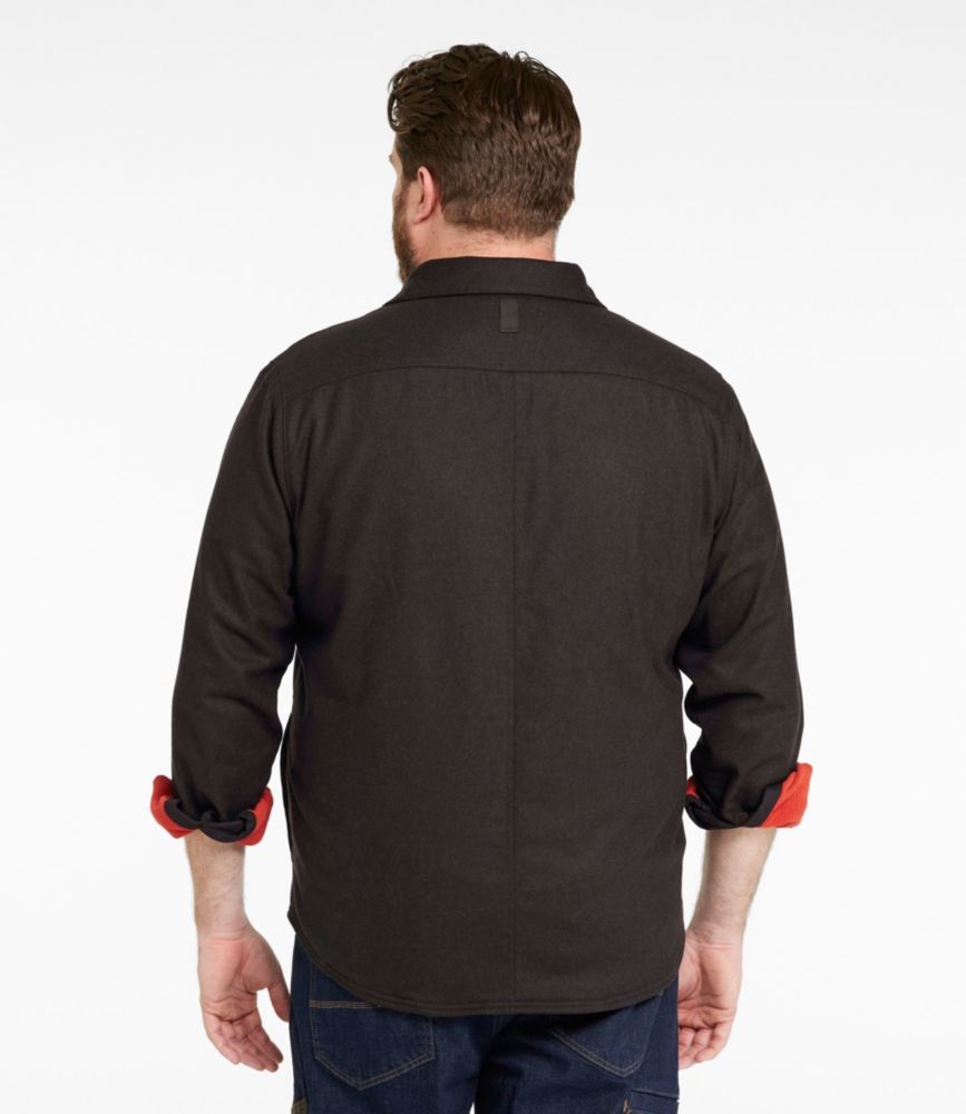 Men's Maine Guide Lightweight Lined Wool Field Shirt