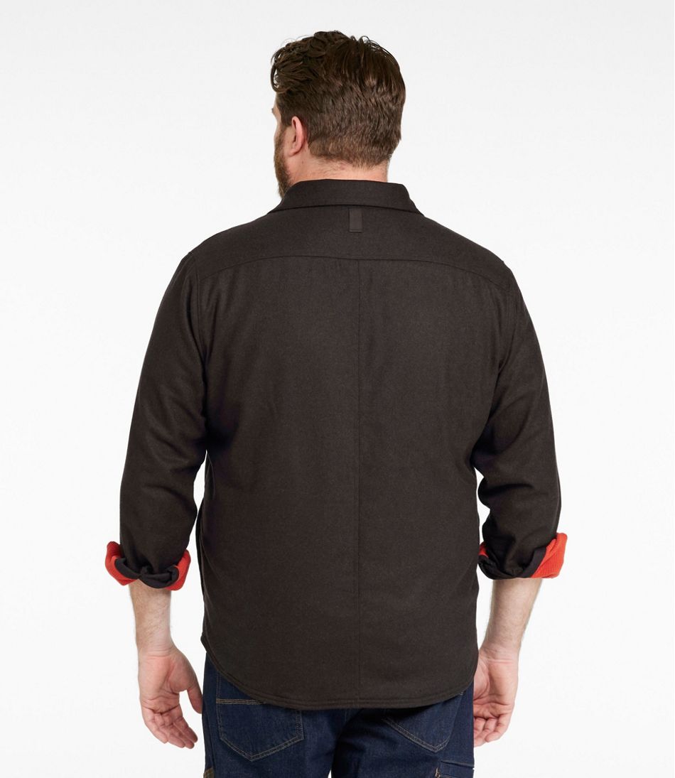 Men's Maine Guide Lightweight Lined Wool Field Shirt