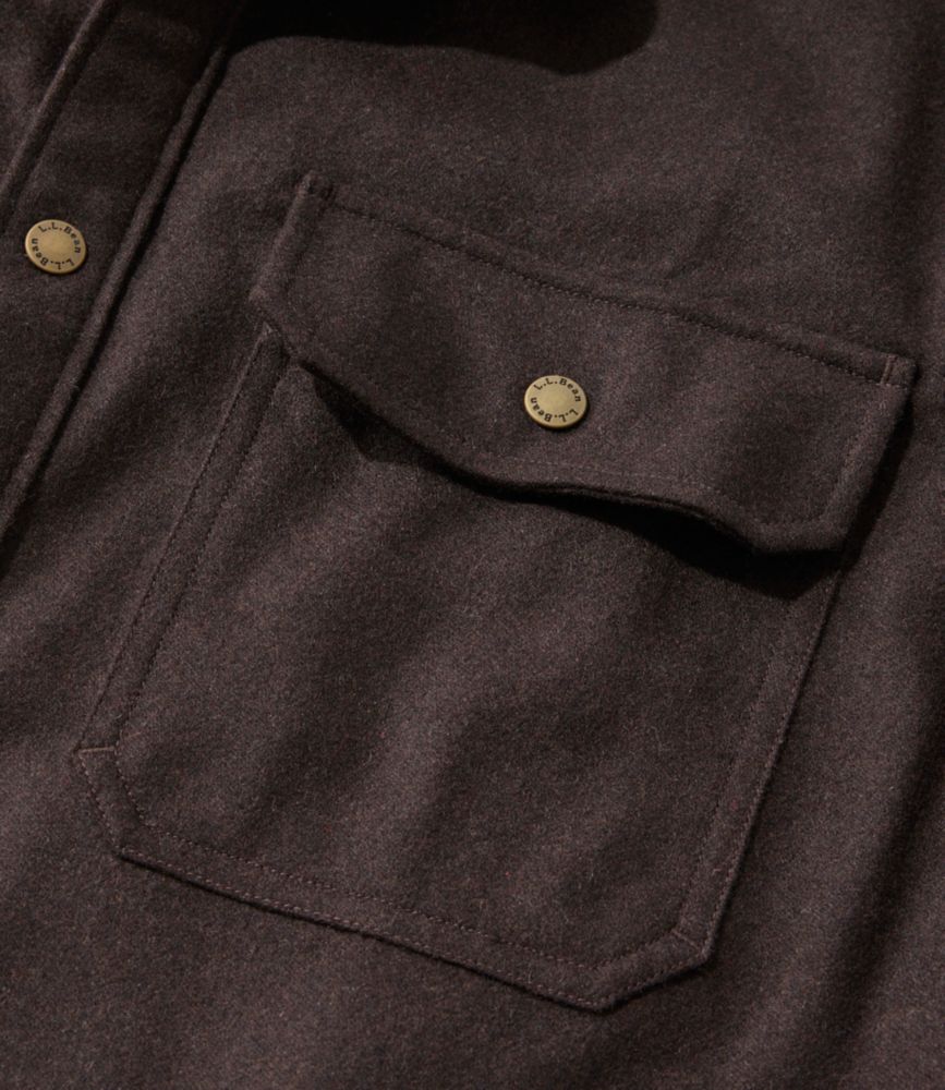 Men's Maine Guide Lightweight Lined Wool Field Shirt