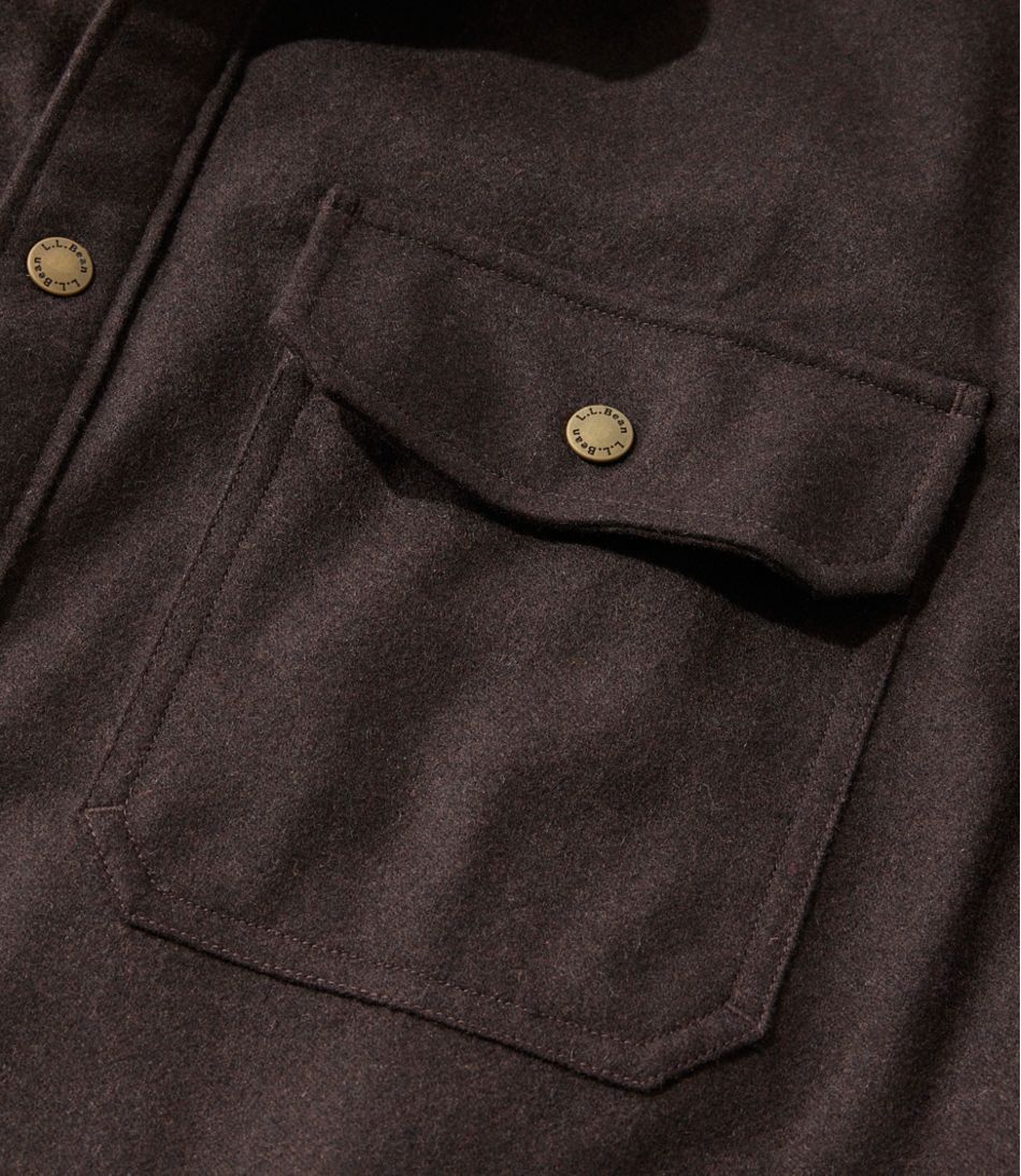 Men's Maine Guide Lightweight Lined Wool Field Shirt