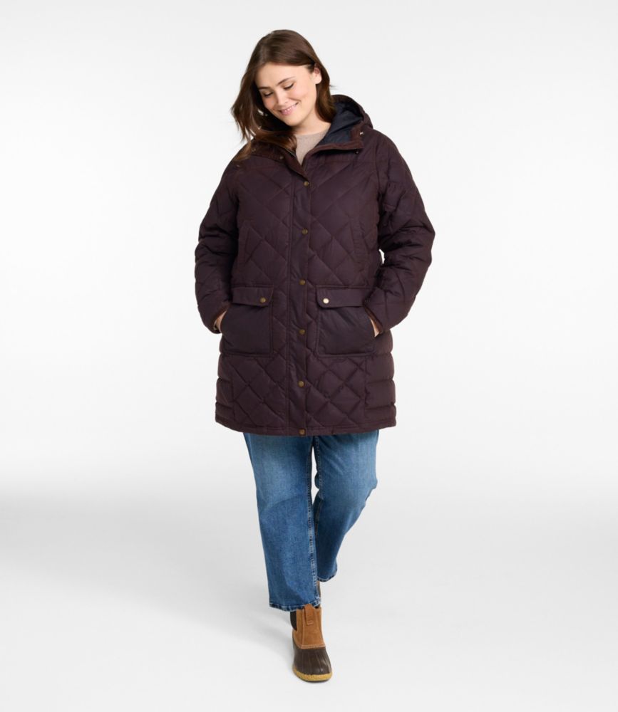 Women's Upcountry Waxed Down Hooded Coat