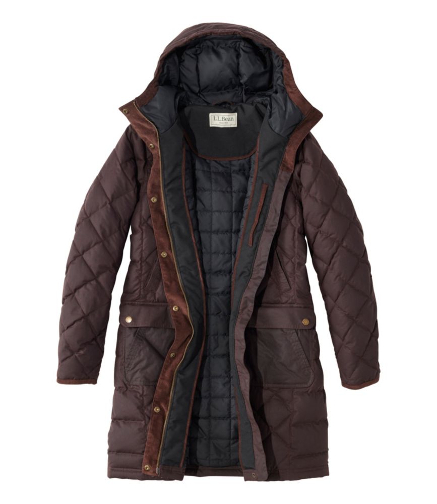 Women's Upcountry Waxed Down Hooded Coat