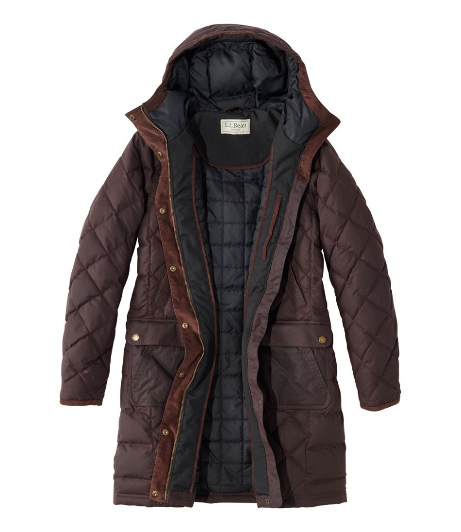 Women's Upcountry Waxed Down Hooded Coat