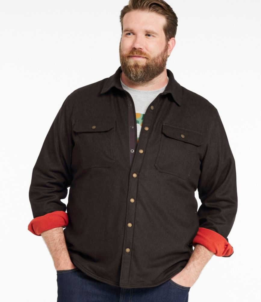 Men's Maine Guide Lightweight Lined Wool Field Shirt