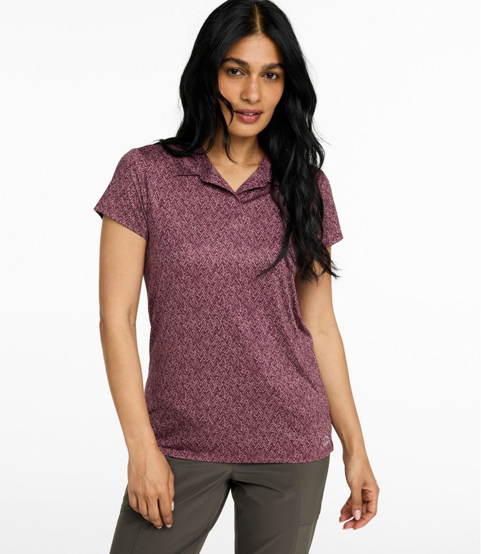 Women's Access Polo, Short-Sleeve Print