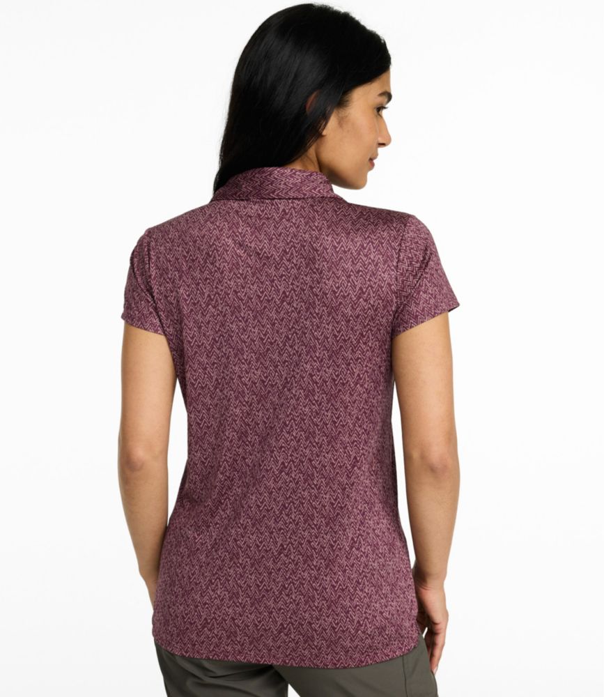 Women's Access Polo, Short-Sleeve Print