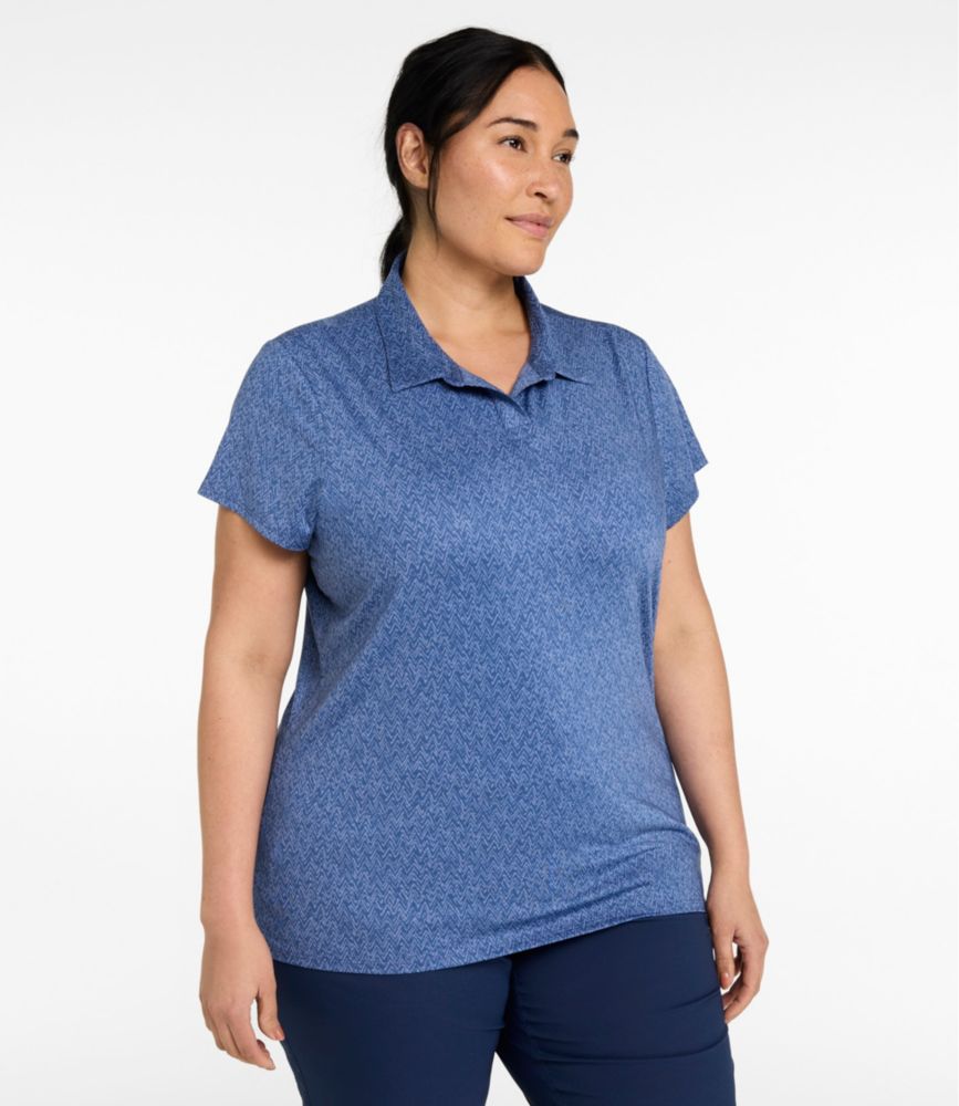 Women's Access Polo, Short-Sleeve Print