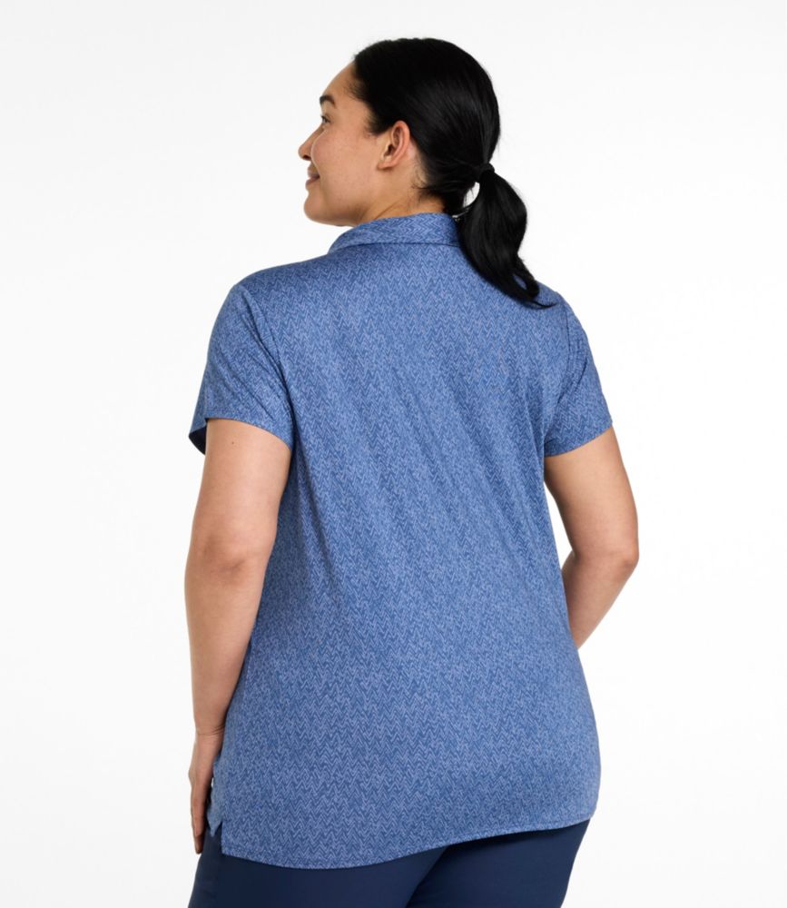 Women's Access Polo, Short-Sleeve Print
