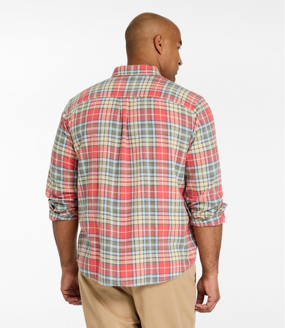 Men's Sunwashed Twill Shirt, Slightly Fitted Untucked Fit