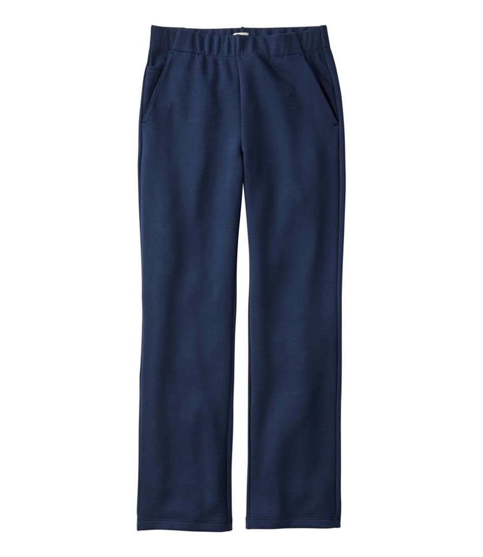 Women's L.L.Bean CloudSoft Pants, Mid-Rise Straight-Leg