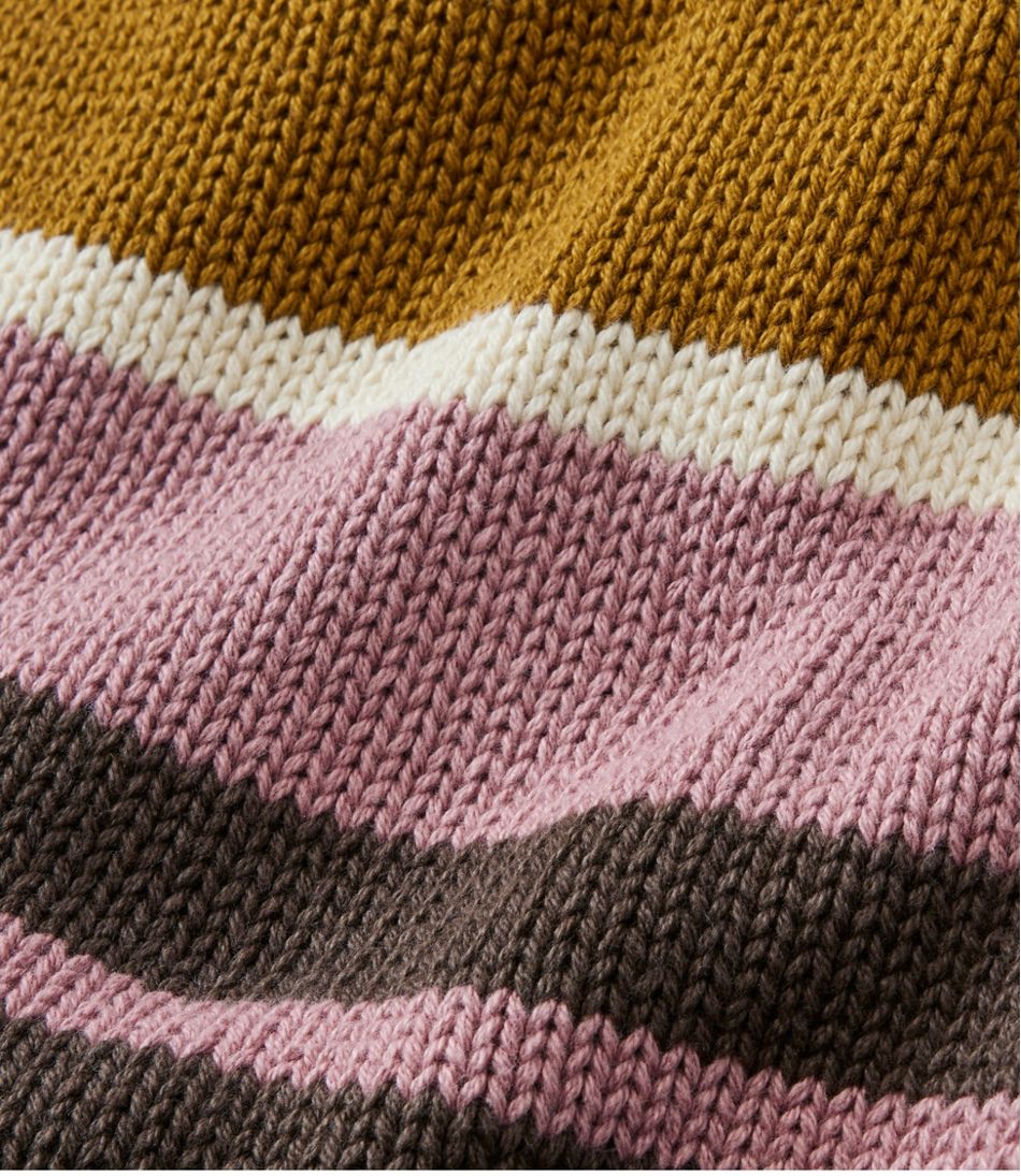 Women's Signature Original Cotton Sweater, Shawl Cardigan Stripe